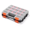 thumbnail image 1 of Parts Storage Box Thickened Removable PP Grid Design Compartment Stable Classification Plastic Storage Box for Parts Tools, 1 of 8