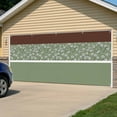 thumbnail image 5 of Sage Green Brown Flowers Garage Door Cover Banner 6 x 13 FT, Classic Botanical Art Elegant Garage Door Curtains Backdrop with Grommets for Indoor Outdoor Wall Party Porch Yard Decorations Background, 5 of 9