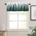 thumbnail image 6 of Forest Valance Curtains Nature Green Misty Forest Tree Art Printed Rod Pocket Curtain Valance for Kitchen Bedroom Living Room Decor 1 Panel W54xL18 Inch, 6 of 6