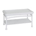 thumbnail image 4 of Jeco Wicker Outdoor Patio Furniture Coffee Table in Espresso, 4 of 4