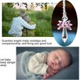 thumbnail image 4 of Rainbow Guardian Angel Crystal Suncatcher como decoración del hogar/coche y decoración del porche y colgantes adorno de cristal (rosa) Namotu CZJJ-ZH110, 4 of 7