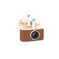 thumbnail image 1 of Audífonos Onikuma T18 In-ear Gamer Buds Bt 5.3 Inalámbricos Marrón, 1 of 4
