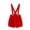 Red, variant on Girls Boys Bib Shortalls Overalls Teen Adjustable Strap Sleeveless Jumpsuits Baggy Straight Wide Leg Shorts Overall Green 9 Years