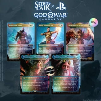 Magic the Gathering Secret Lair Animar & Friends - Rainbow Foil