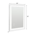 thumbnail image 6 of 32 in. W x 24 in. H Frameless Rectangular Anti-Fog LED Light Bathroom Vanity, 6 of 6