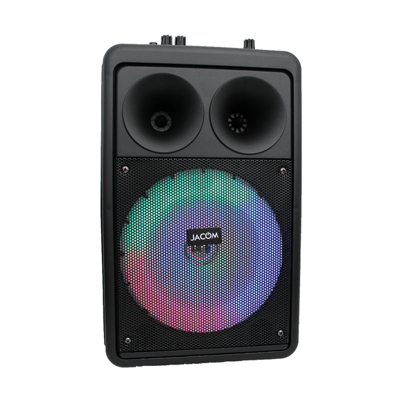 Bocina Bluetooth 8 JACOM con Luz RGB y Radio FM
