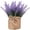 D002- Purple, variant on Fake Potted Lavender, Entryway Table Decor, Rustic Bedroom Shelf Display, Compact Tabletop Accent