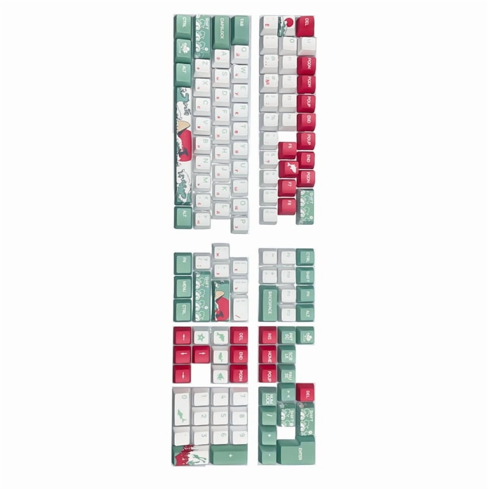 Coral Sea Design Russian Keycaps for Cherry M Switch Mechanical Keyboard ,PBT DA/OEM Height for Typists and Gamers