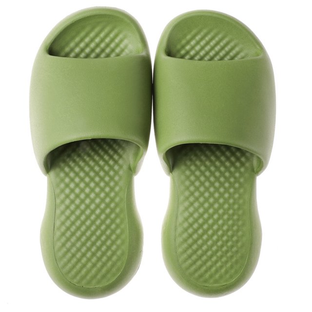 Ultra-Soft Slippers Macaron Color Non-slip EVA Flip Flop for Summer Bathroom Home Office Solid Color 35-45