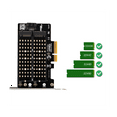 thumbnail image 2 of M.2 NVMe NGFF SSD To PCIE SATA Adapter PCIE To M2/M.2 Adapter SATA M.2 SSD PCIE Adapter M Key B Key B+M Key, 2 of 7