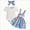 C314--Sky Blue, variant on 12-18 Months Baby & Toddler Girl Floral Pajamas Soft Breathable Snug-Fit Long Sleeve Sleepwear Set Girls Comfortable And Breathable Set Short Sleeve Top Cute Flower Pink