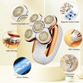 thumbnail image 2 of Five-Blade Head  Women's Gold Electric Hair Removal Device with Floating USB Rechargeable Portable Wet & Dry Razors, 2 of 6