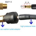 thumbnail image 1 of M22 14mm High Pressure Washer Hose Adapter, Quick Connector Pipe Conversion Fitting Tool, 1 of 8
