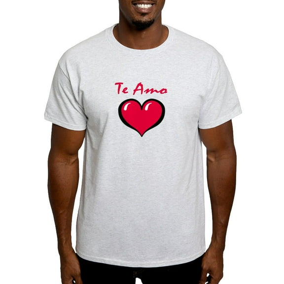 CafePress - Te Amo Light T Shirt - Men's Classic Graphic T-Shirt