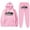 Pink, variant on Matching Couple Sports Suit Men Women Hooded Sweater Pants 2-Piece Set Autumn Winter 2025 New Leisure Jogger Wear Gym Outdoor