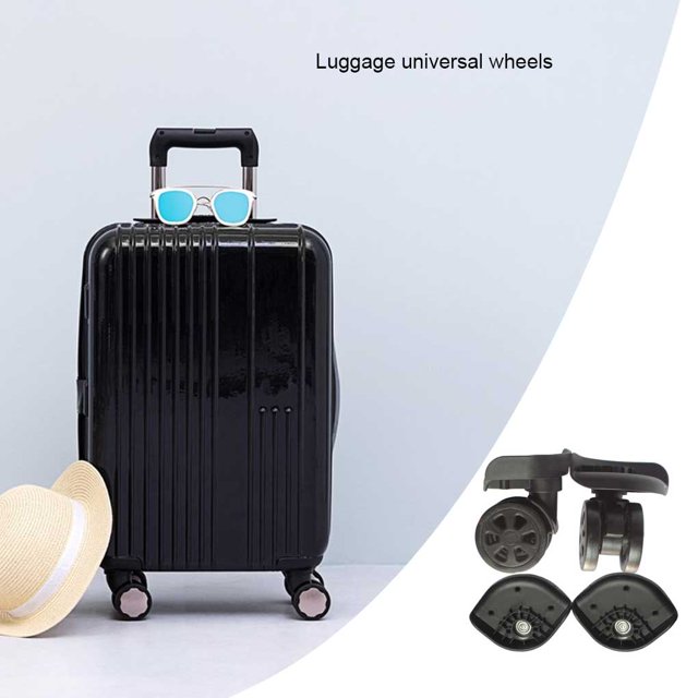 2 Pcs Valise de Voyage Roue Portable Détachable Grande Capacité de Charge Bricolage Valise Rotative Sac de Voyage Roulettes Accessoires