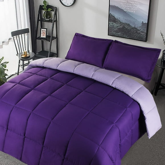 King Size Comforters Purple