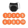thumbnail image 5 of GARENDE 10x Numbered Floor Spoting Markers for Court Floor Indoor Outdoor Basketball Orange, 5 of 9