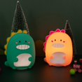 thumbnail image 4 of Noche Led De Dibujos Animados De Silicona, Lámpara De Noche Bonita De Dinosaurio Con Recarga Usb, Luz De Noche De Silicona Para Niños, Luz Táctil Para Regalo De Bebé matsuzay HA042129-05, 4 of 6