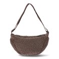 thumbnail image 3 of No Boundaries Women's Hands Free Hobo Bag Dark Brown, 3 of 5