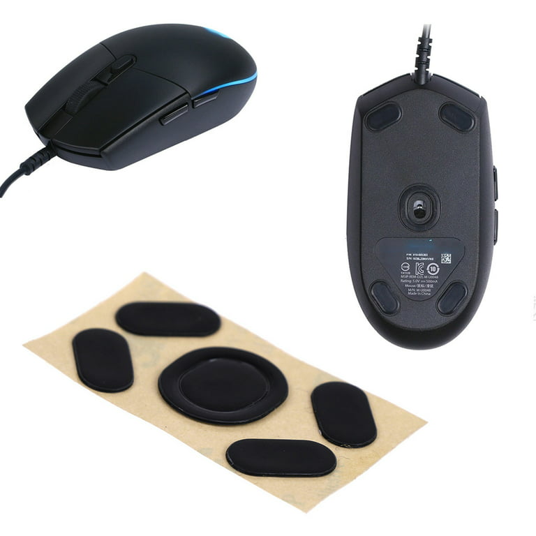 GENEMA Professional Mouse Feet Sticker for logitech G302 G303 Mouse Glides  Curve Edge 