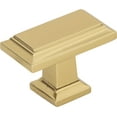 thumbnail image 6 of Atlas Homewares 290 Sutton Place 1-7/16" Rectangular Cabinet Knob - Bronze, 6 of 7