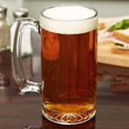 thumbnail image 4 of Glass Mugs With Handle 26oz, Large Beer Glasses For Freezer, Beer Cups Drinking Glasses, Set of 3, 4 of 4