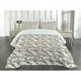 thumbnail image 3 of Ambesonne Fishes Quilted Bedspread Set 3 Pcs, Carp Perch and Bass, Queen Size, Multicolor, 3 of 5