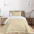 thumbnail image 3 of Ambesonne Music Quilted Bedspread Set 2 Pcs, Fifties Radio Pop Vintage, Twin Size, Multicolor, 3 of 6