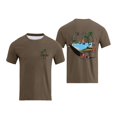 thumbnail image 7 of Bibifish Mens T-Shirts Loose Fit Landscape Graphic Print Tshirts Street Style Fall Casual Short Sleeve Tee Tops, 7 of 7