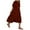 Wine, variant on LOVZFMLL Fashion Women Loose Solid Color O Puff Sleeve Casual Short Sleeves Dress White M