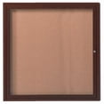 thumbnail image 1 of Aarco Products ODCCWW3636R Tableau d'Affichage Extérieur - Noyer, 1 of 1