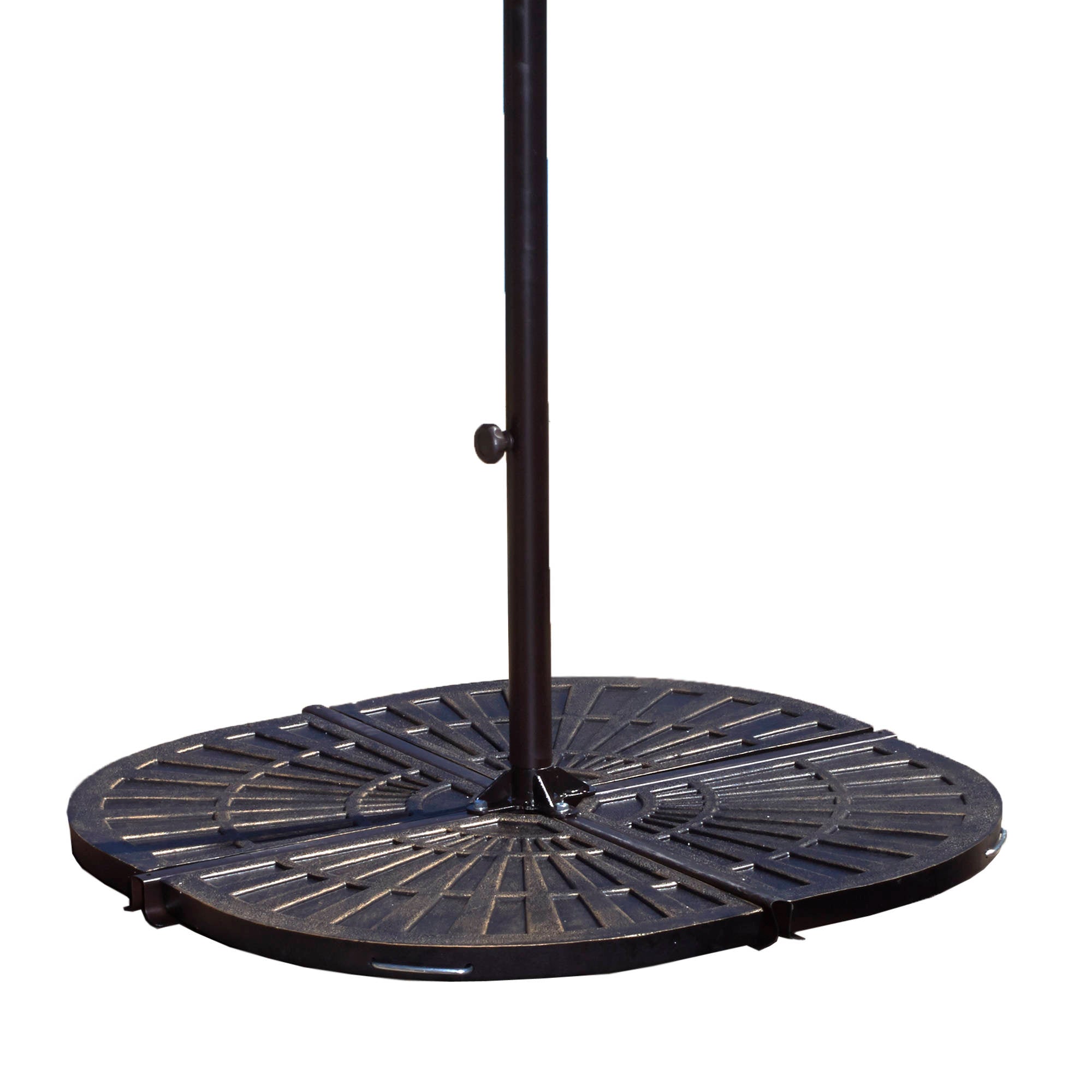 Island Umbrella 30-lb All-Weather Outdoor Resin Umbrella Base Weights - 4-Pack - Bronze