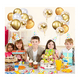thumbnail image 4 of Paquete Globos Fiesta 60 Pzas De 12 Látex Decoracion, Dorado, 4 of 5