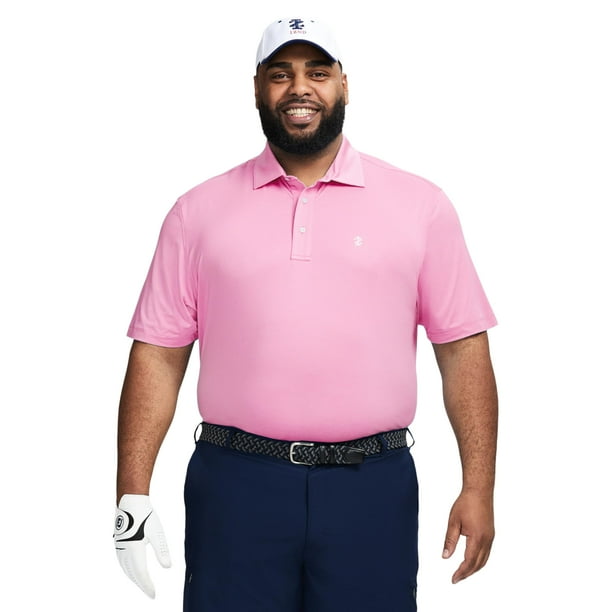 Camisa tipo Polo IZOD Swingflex Performance Mesh para Hombre Rosa