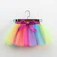 thumbnail image 4 of WOYY Toddler Girls Rainbow Colorful Ballet Dance Performance Tutu Skirt, Sizes 2-11, 4 of 5