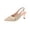Gold, variant on Women's High Heel Sandals Spring and Summer Trendy Pointed Fine Heel Water Diamond Closed Toe Sandals