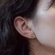 thumbnail image 5 of 4 pares de pendientes de madera LGBTQ pendientes de arco iris vintage hechos a mano pendientes de madera para mujeres niñas lesbianas regalo de San Valentín joyería, 5 of 8