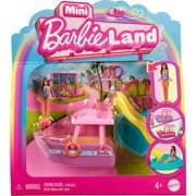 Barbie Mini BarbieLand Doll & Vehicle Set with 1.5-inch Doll & Dream Boat with Color-Change