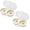 White, variant on Microwave 2-Egg Poacher, Non-Stick Microwave Egg Cooker with Lid Handle and Tongs, Quick Egg Maker for Breakfast