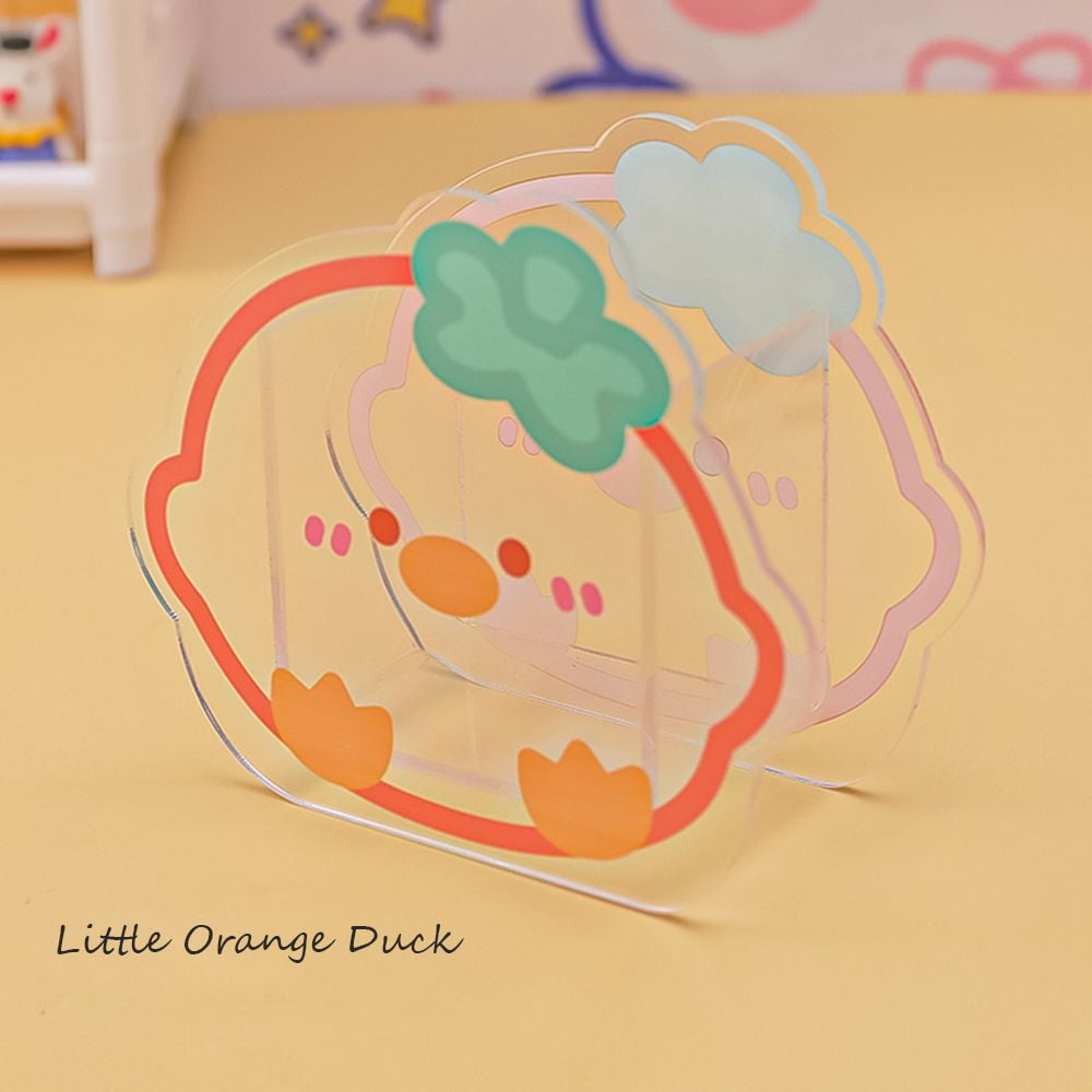 Kawaii Office Stationery Cosmetics Storage Box Coaster Clips Cute