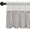 Grey, variant on Hiasan Valance Curtain Striped Linen Button-Trim Valance, 52W x 18L, Light-Filtering & Semi-Sheer Farmhouse Rod Pocket Window Treatment for Kitchen, Cafe, Bedroom, Living Room, Beige, 1 Panel