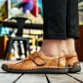 thumbnail image 6 of Men's Casual Loafers Slip On Leather Shoes Lightweight Driving Shoes Moccasins Classic Penny Loafer Flats Boat Shoes Outdoor Walking Shoes, 6 of 11