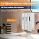 thumbnail image 4 of Press Liquid Soap Dispenser 400 Ml 3 Chamber Wall Mounted White, 4 of 5