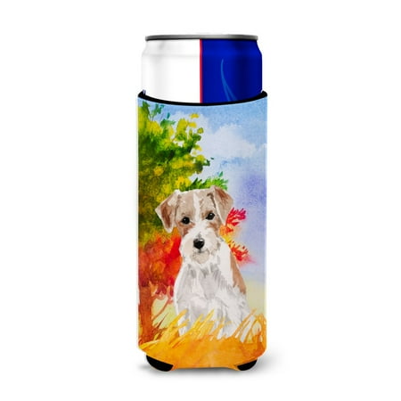 

Carolines Treasures CK1928MUK Jack Russell Terrier Fall Michelob Ultra Hugger for slim cans Slim Can multicolor