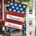 thumbnail image 7 of SLYNSHome 4th of July Patriotic Garden Flag,Double Sided Independence Day American Flag Stars & Stripes Garden Flags Memorial Day Yard Flags for Outside Lawn Porch Decor, 7 of 7