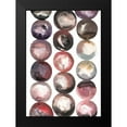 thumbnail image 2 of Gold, Lora 11x14 Black Modern Framed Museum Art Print Titled - River Stones, 2 of 5