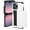 White, variant on Wallet Case for iPhone 14 Pro Max, Rugged Case with Credit Card Holder Sliding Slot, Military Grade Shockproof Scratch Resistant Anti-Drop Phone Cover for iPhone 14 Pro Max, Silver