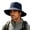 Dark Blue, variant on Wide Brim Sun Hat for Men Women, Quick Dry Fishing Bucket Hat with Chin Strap, Breathable Outdoor Boonie Hat for Hiking Camping Beach Gardening Travel Khaki Free Size(Free Size)