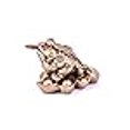thumbnail image 3 of Pièce de Fortune Rouge Crapaud/grenouille/chan Chu - Feng Shui Décoration Prospérité Chinoise Cadeau (Bronze), 3 of 4